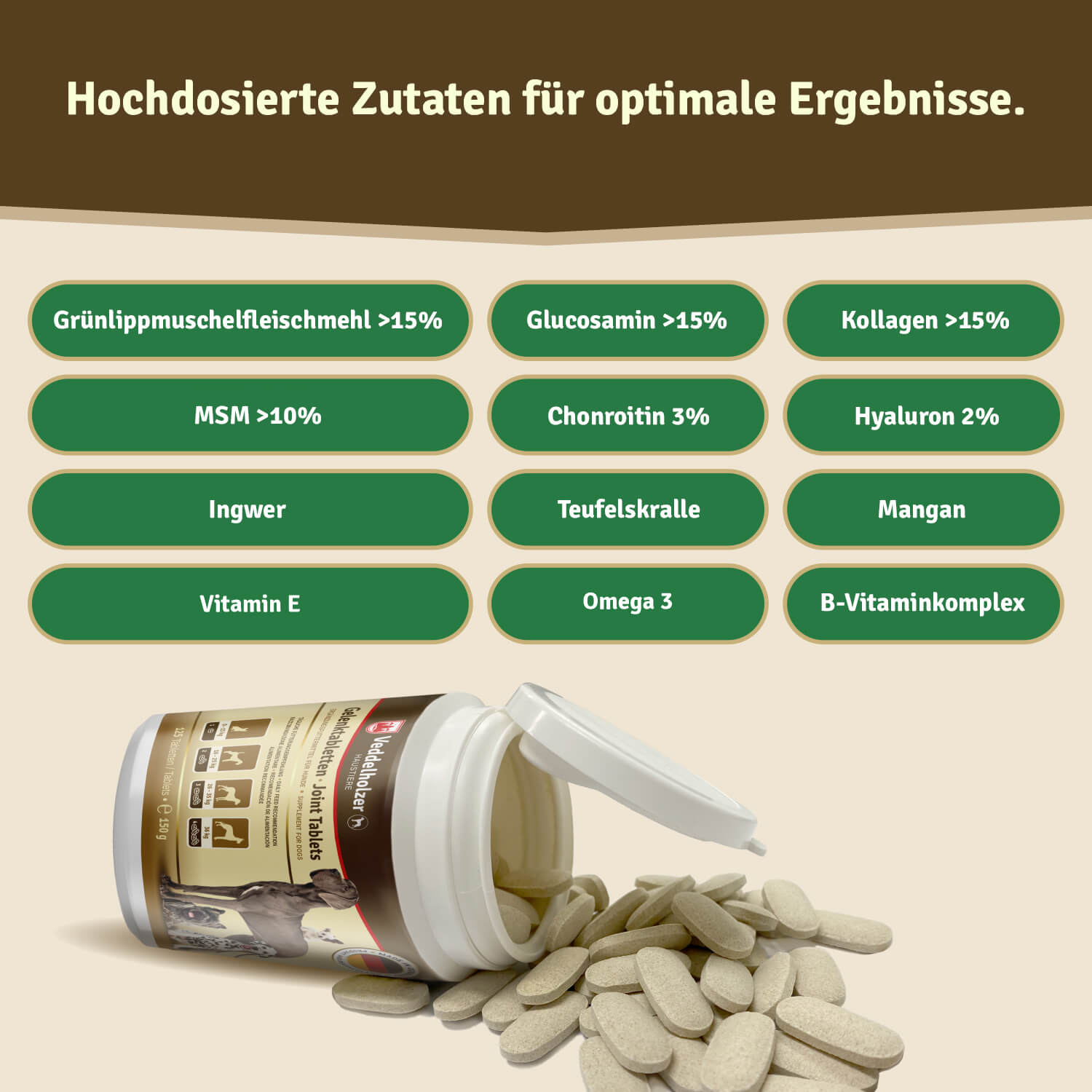 Ingredient dosage breakdown from the brand's product page