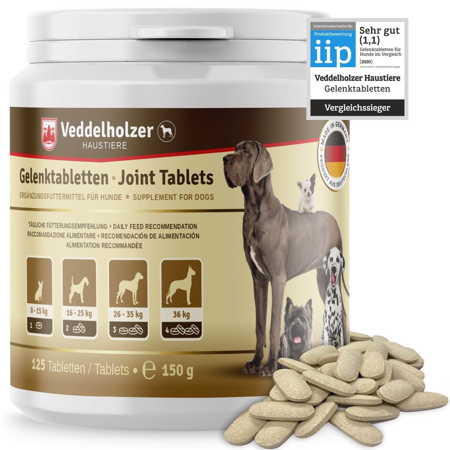 Veddelholzer Joint Tablets for Dogs